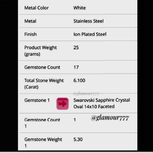 💎Swarovski Sapphire Crystal Bangle  (7.5 inches) - Picture 7 of 8